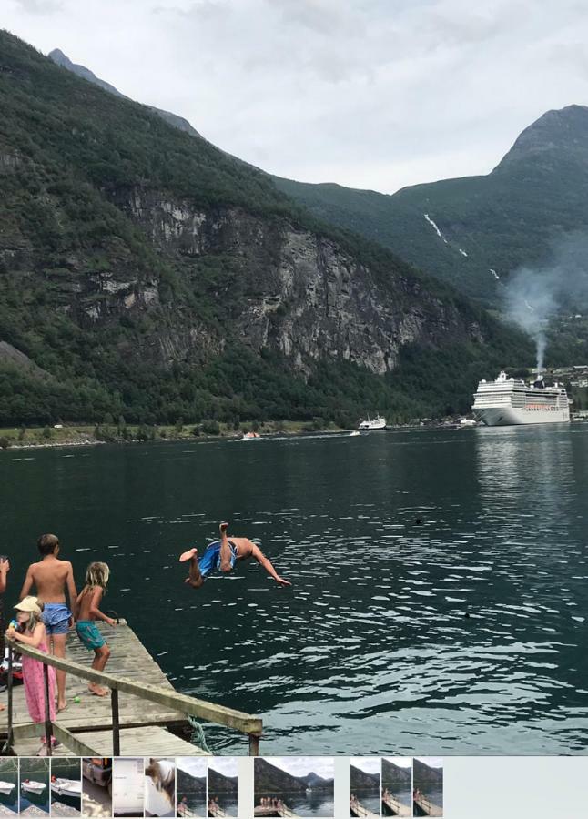 Solhaug Fjordcamping ไกรังเงร์ ภายนอก รูปภาพ